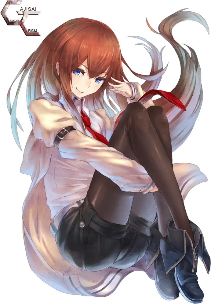 Transparent Makise Kurisu Png Makise Kurisu Fan Art
