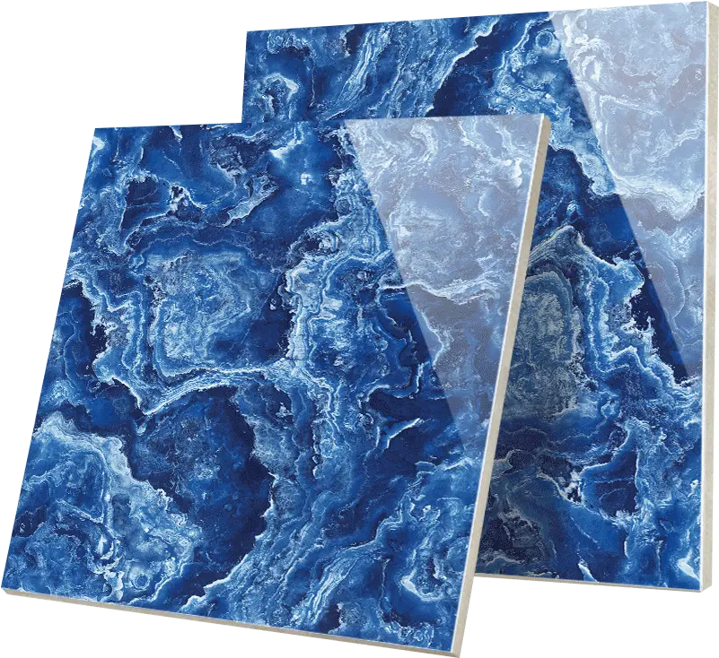 Ocean Blue Marble Tiles