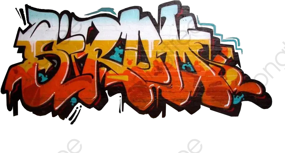 Transparent Cracked Brick Wall Clipart Street Graffiti Transparent Background