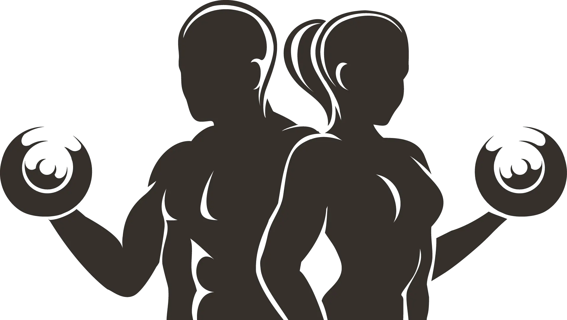 Physical Fitness Fitness Centre Physical Exercise Male Female Fitness Logo