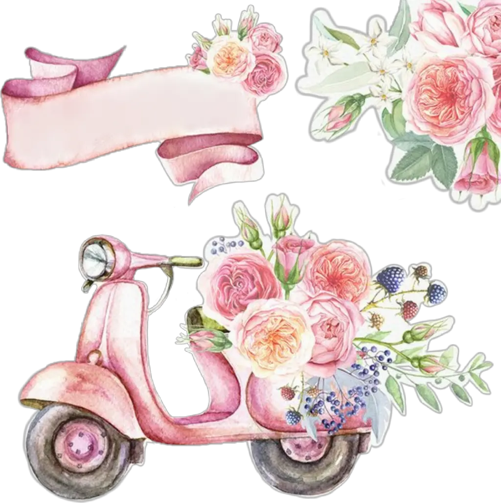 Transparent Png Vintage Banner Free Watercolor Flowers Banner