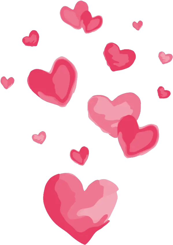 love valentinesday valentine couple 14thfeb flower Heart Cartoon Transparent Background