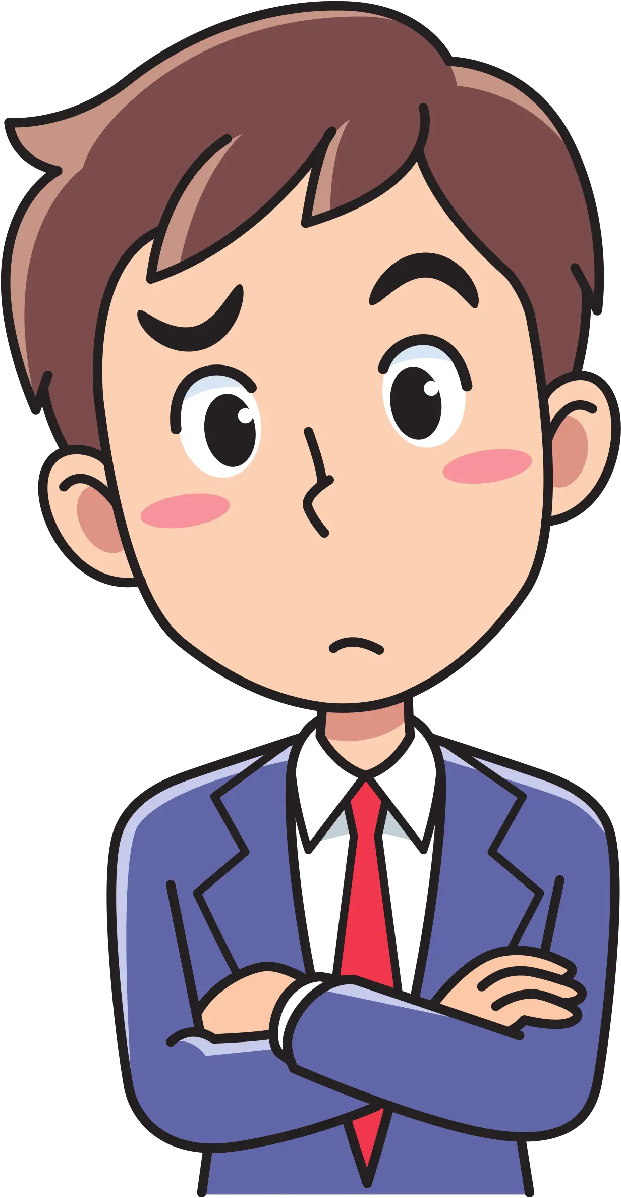 Picture Library Library Business Man Thinking Big Image Man Thinking Clip Art
