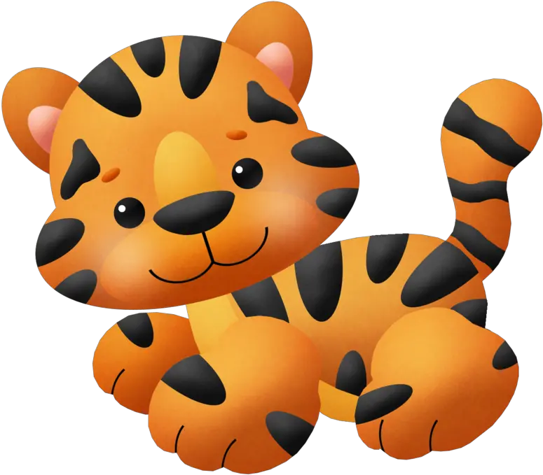 Transparent Baby Tiger Png Baby Jungle Animals Cliparts