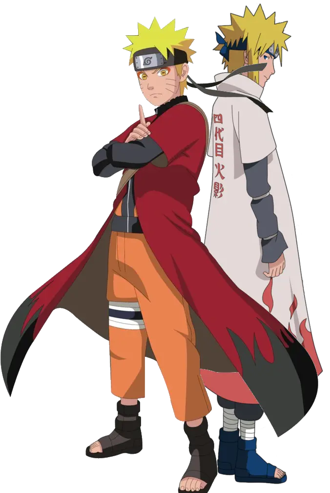 Minato Namikaze And Naruto Imagenes De Naruto Png