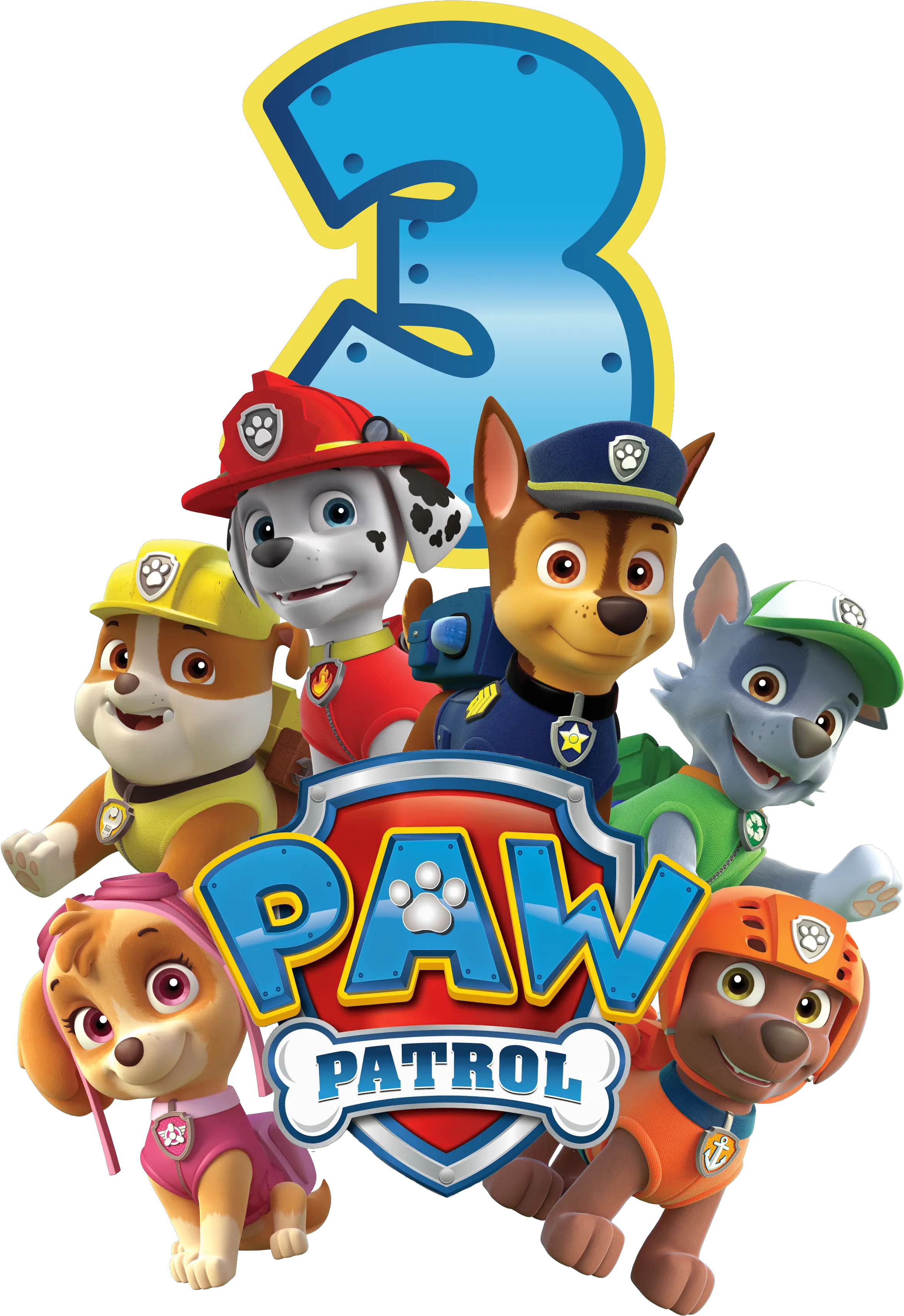 Paw Patrol All Character Png Kids