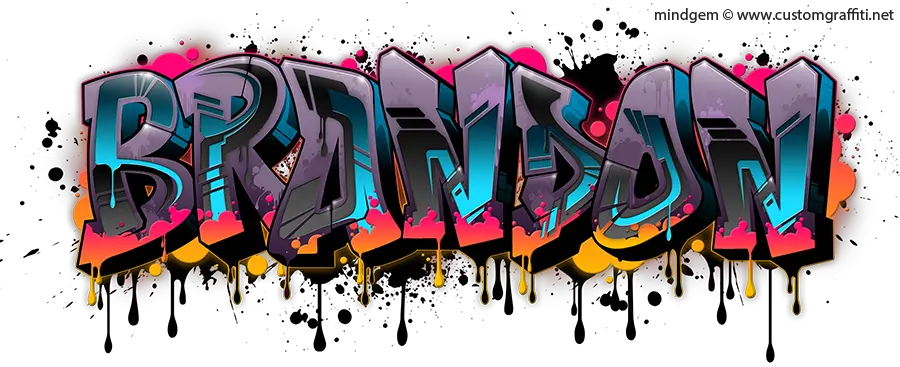 Graffiti Font Bulky Brandon Graffiti