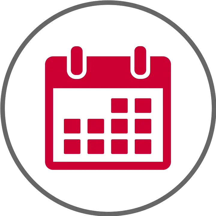 Transparent Calender Icon Png Blue Icon Circle Calendar