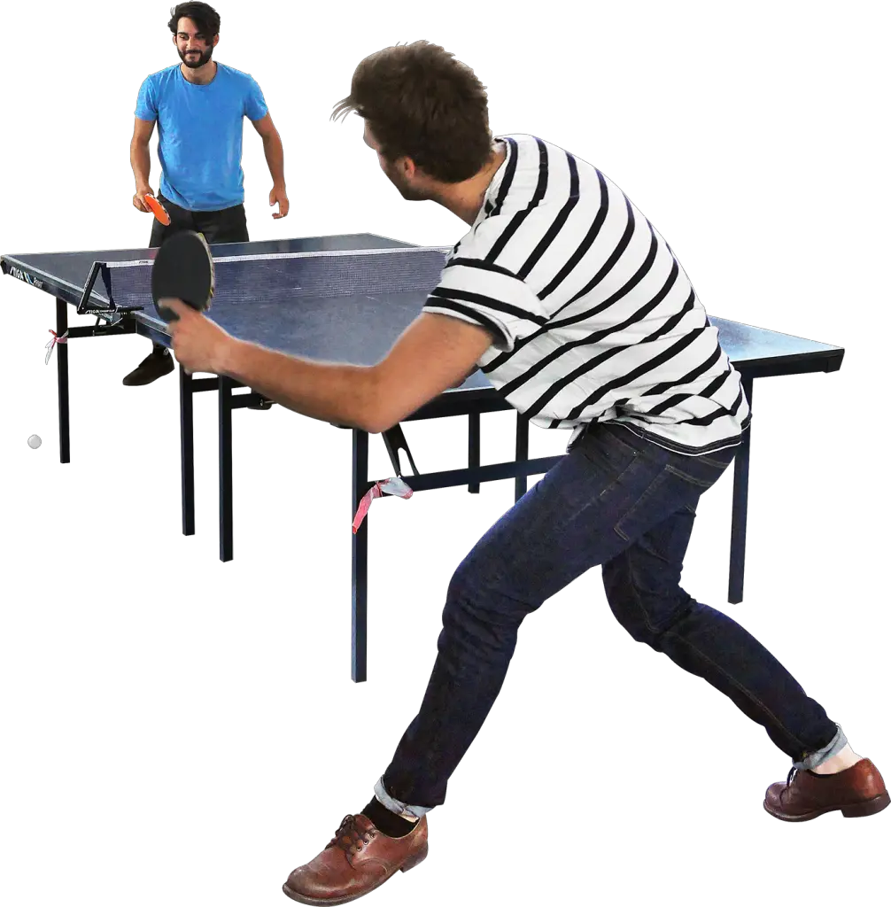 Pingpong Png Image People Playing Table Tennis