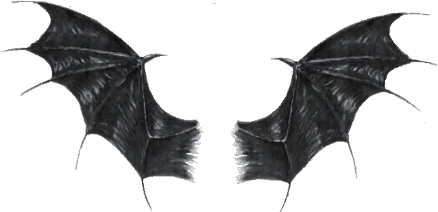 stickergang black demon dragon wings sweet Dragon Wings