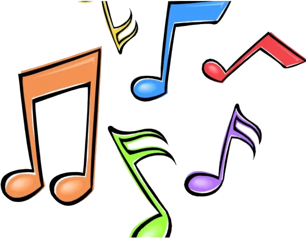 Note Music Clipart Colorful Notes Transparent Png Color Music Notes Clip Art