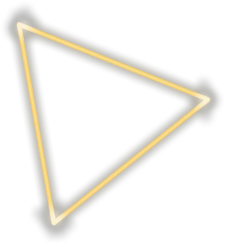 freetoedit neon triangle yellow glow frame border Triangle