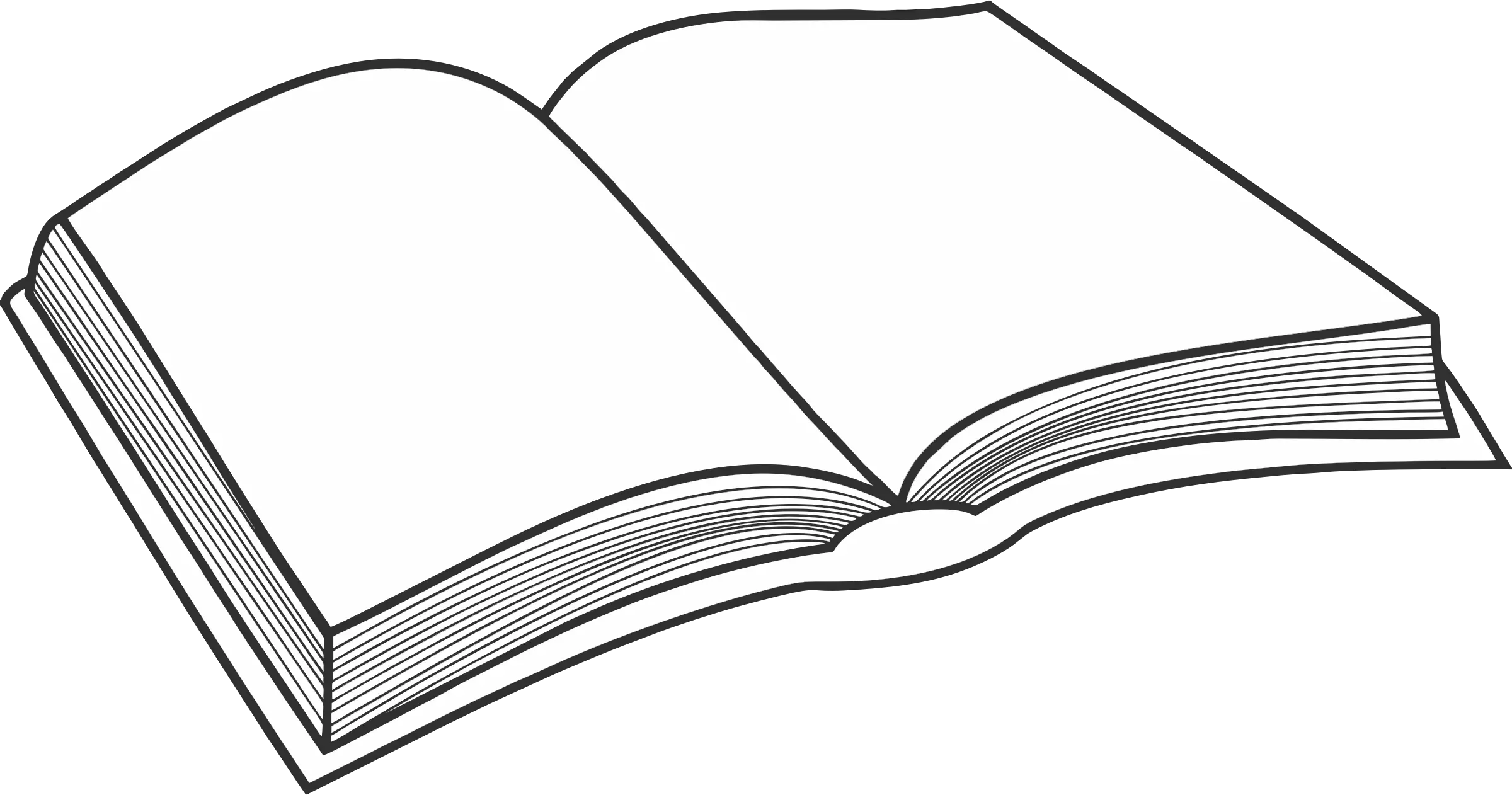 Collection Of Free Vector Book Open Simple Open Book Drawing