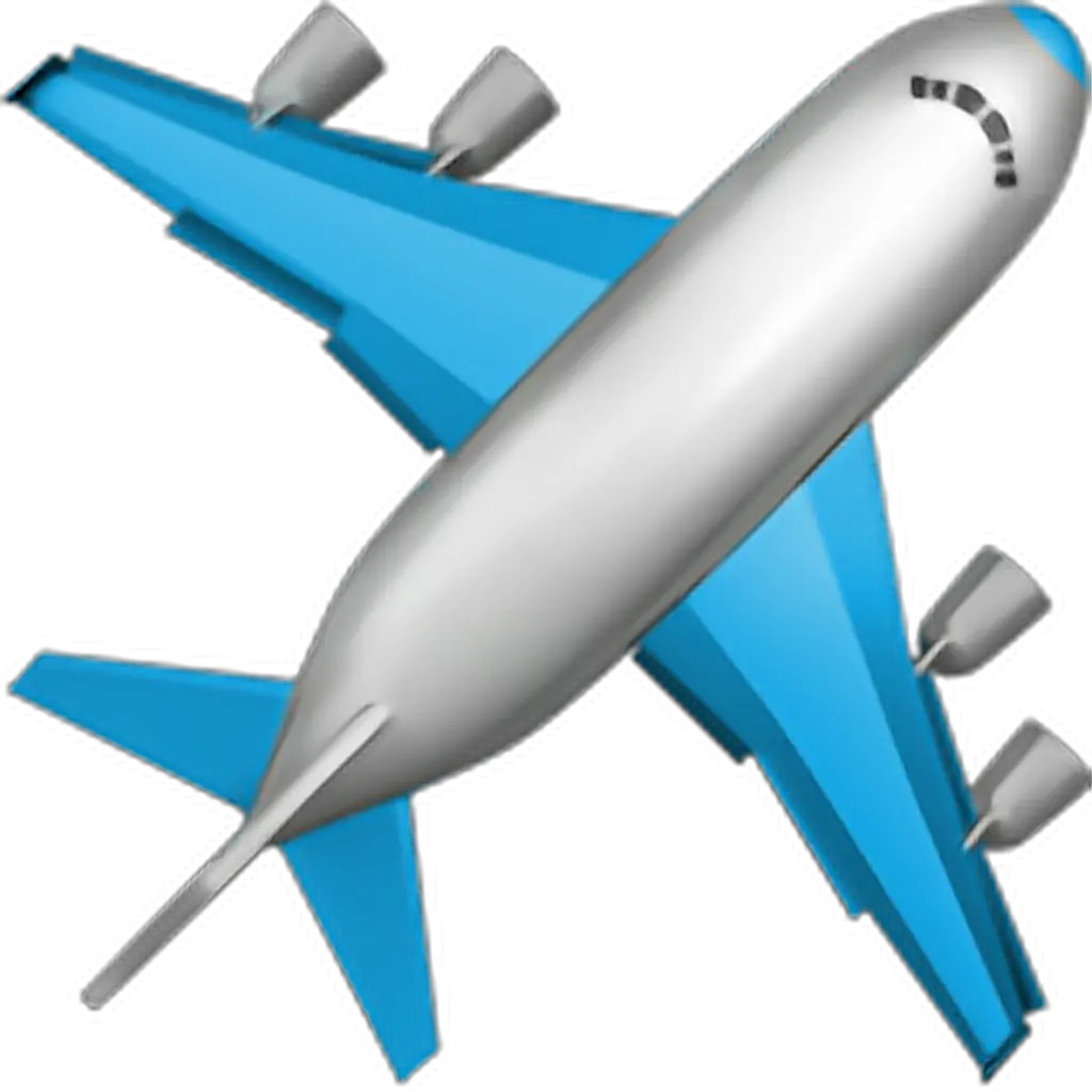 ❁ Airplane Emoji ✈ Airplane Sky Emoji Emoticon Iphone Transparent Background Airplane Emoji
