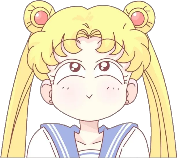 Cute Kawaii Anime Animegirl Sailormoon Moon Girl Vaporw Sailor Moon Transparent Kawaii