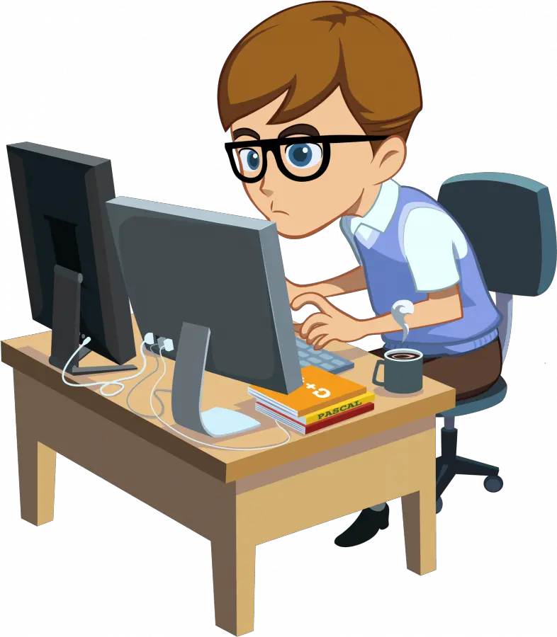 Programmer Png Clipart Computer Programming Software Programmer Cartoon Png