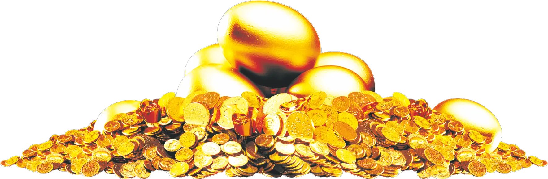 Gold Coins Treasure Png