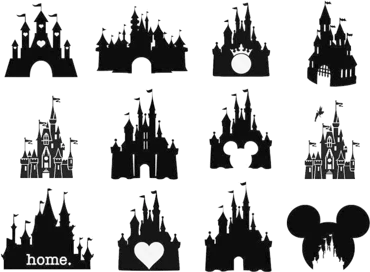 Cinderella Castle Huge Collection Of Clipart Disney Disney Cinderella Castle Silhouette