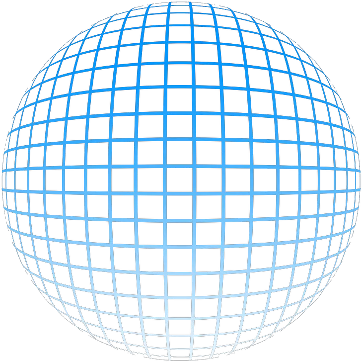 Transparent Grid Globe Png Fisheye Lense Grid