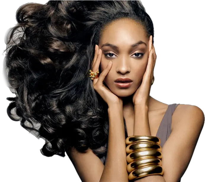 Black Hair Model Png