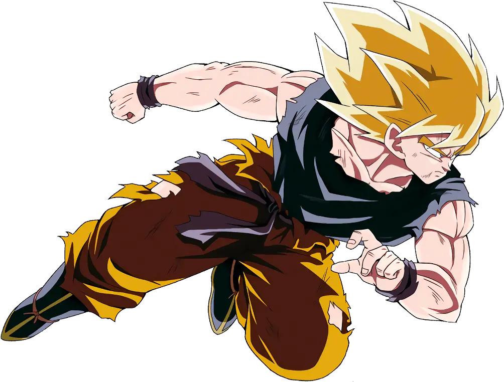 Son Goku Ssj Namek Render 2 Dokkan Battle