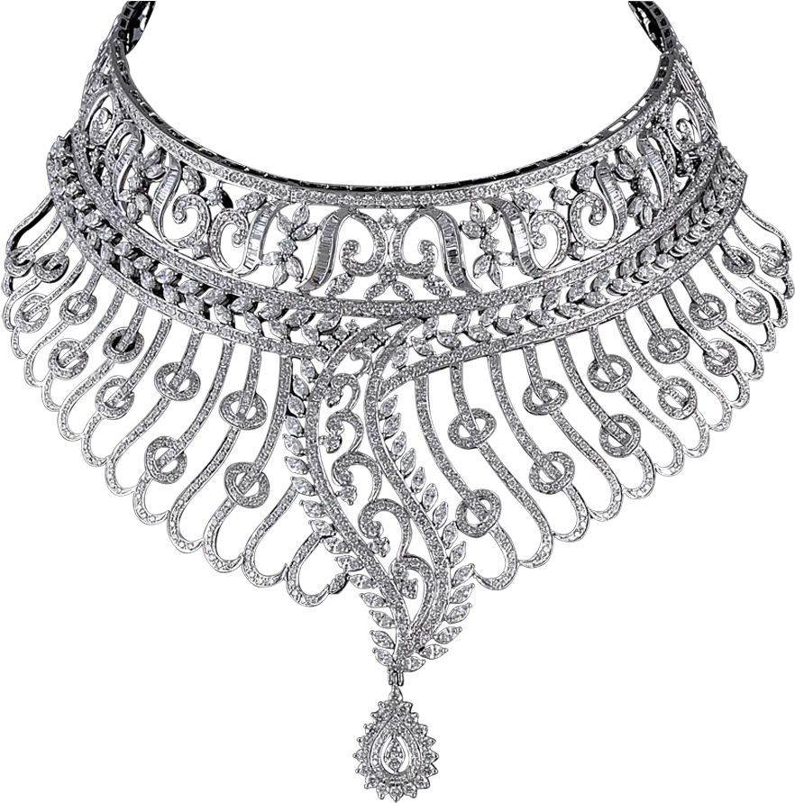Download Diamond Necklace Transparent Png Diamond Necklace Designs Png