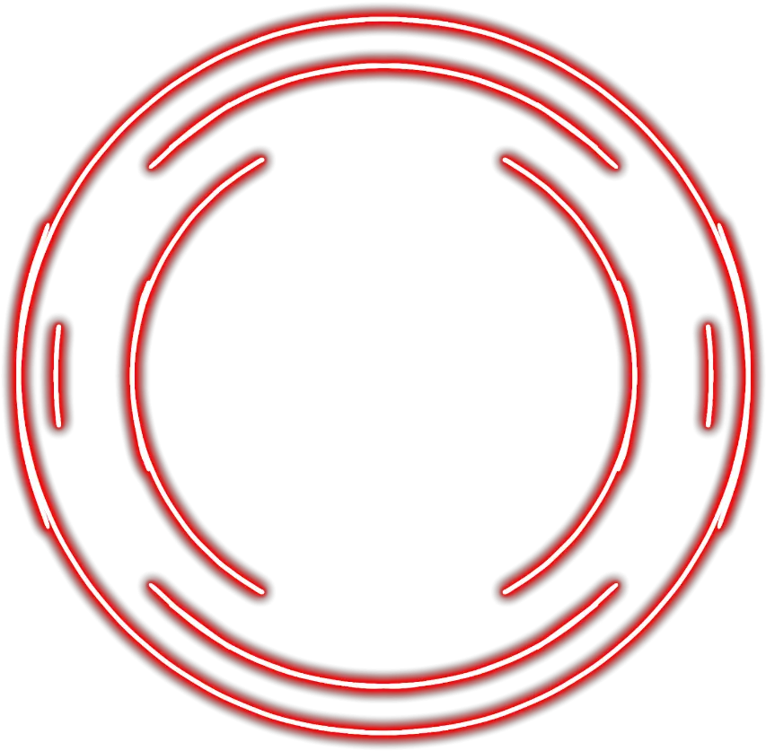 red glow neon round kpop frame border freetoedit Circle