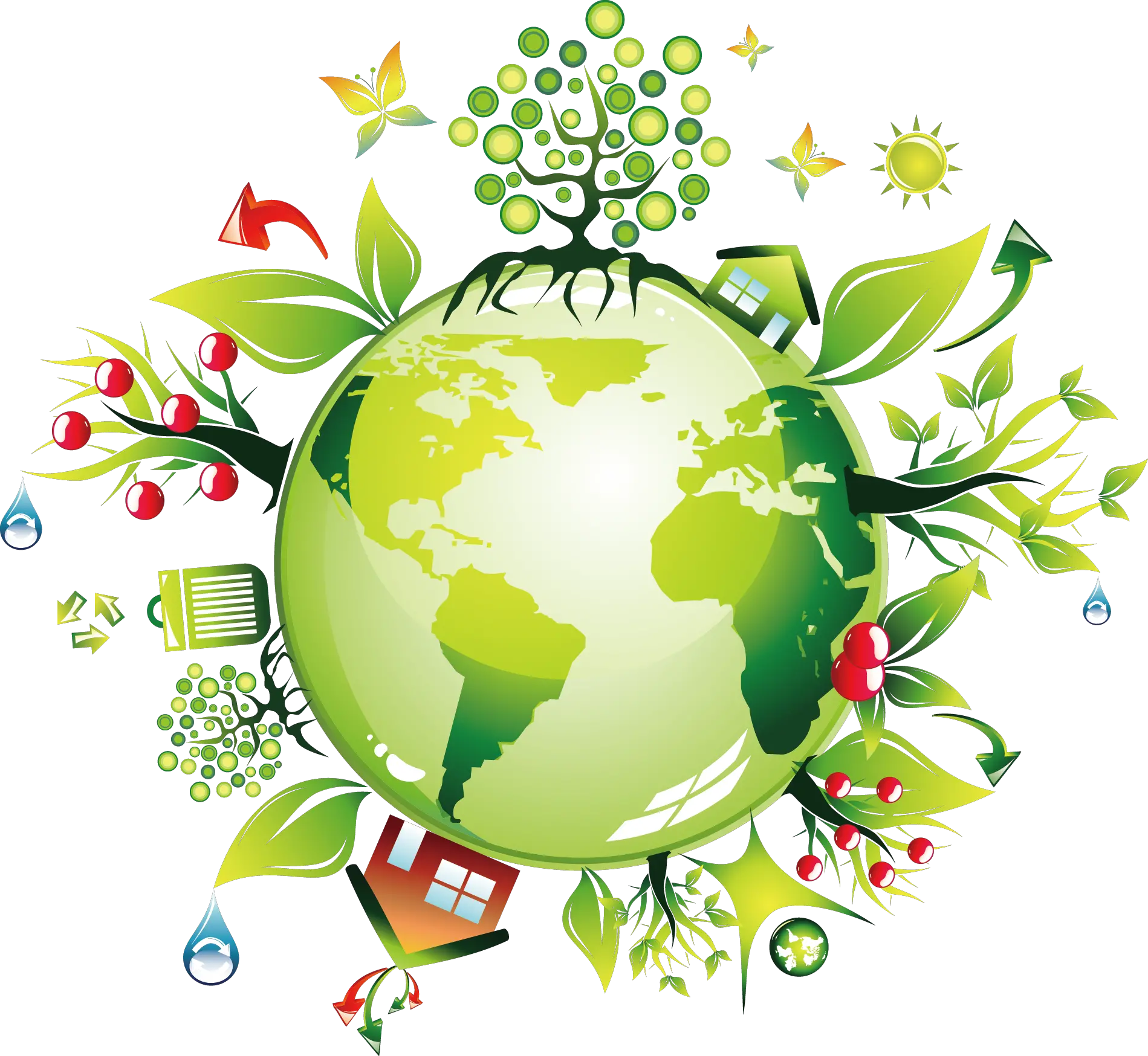Earth Green Environmentally Friendly Go Green Environment