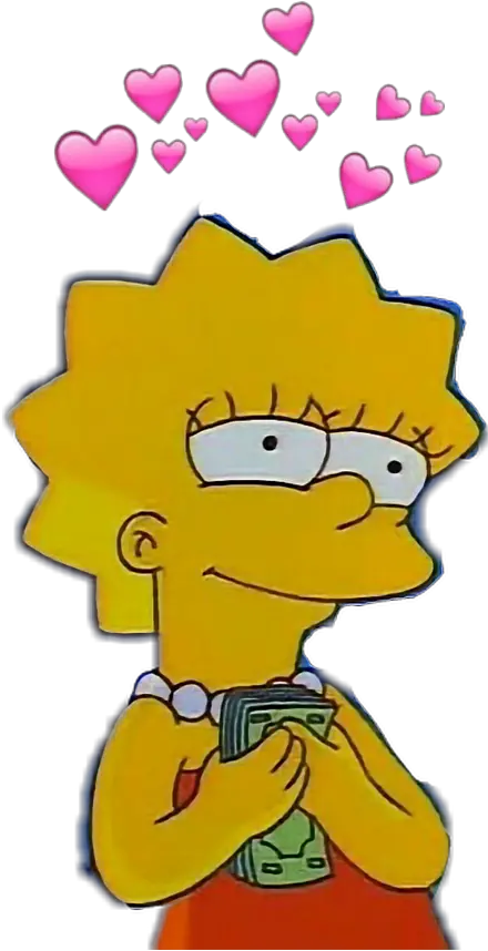 Aesthetic Lisa Simpson Png