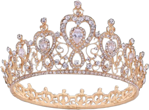 tiara icon gold goldcrown crown jewel jewels Gold Transparent Queen Crown Png