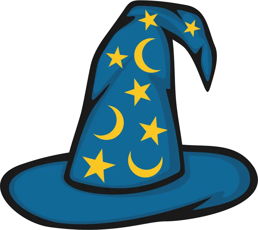 The Wizard Comes To Life   Interactive Tutorials Help Transparent Background Wizard Hat