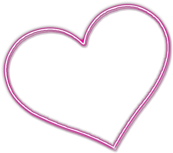 Heart Neon Lights Png
