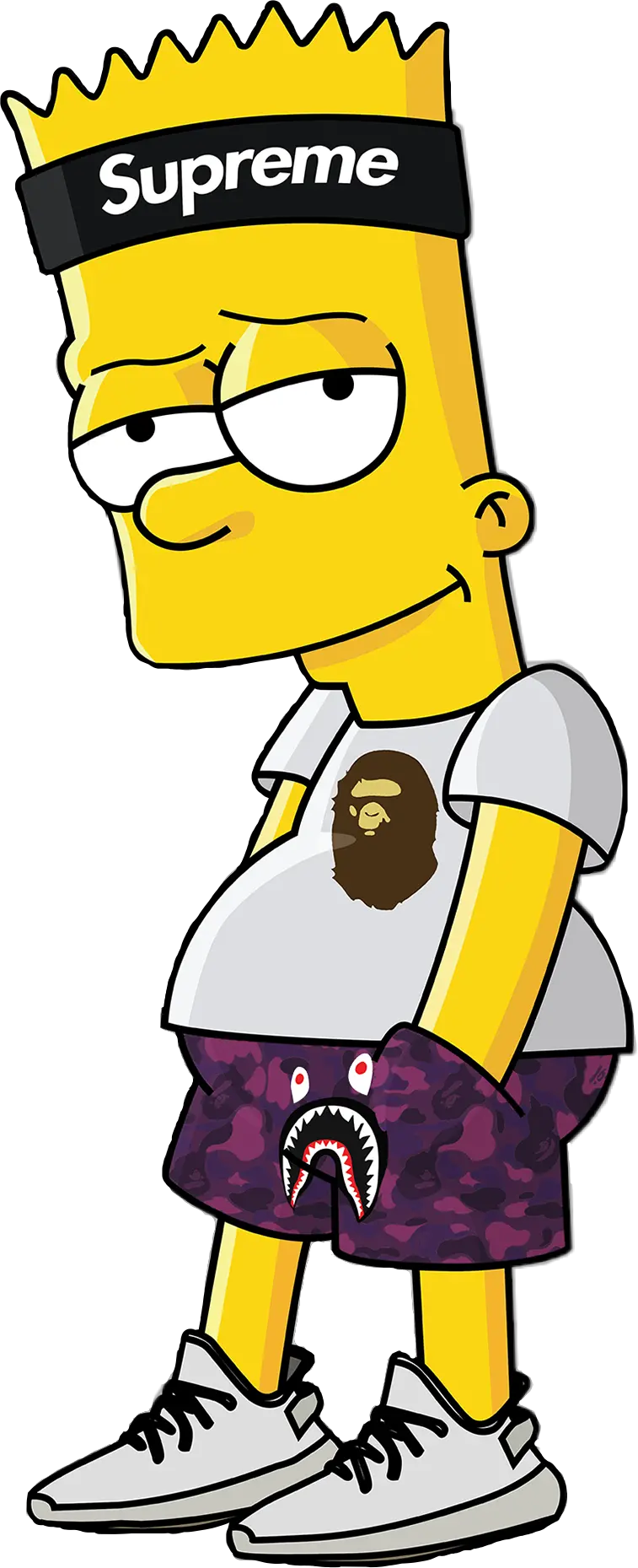 freetoedit bart simpsons badass freetoedit Aesthetic Bart Simpson Png