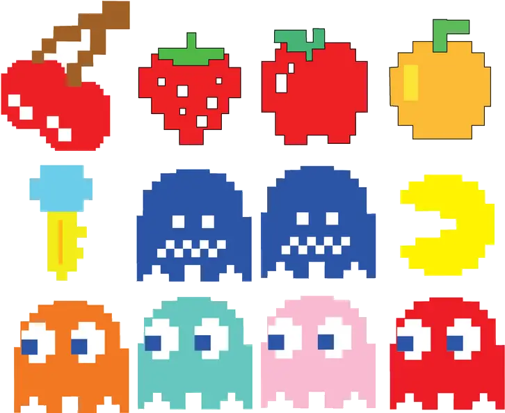 Pacman Ghost Bit Clipart X Transparent Png Pacman Vector