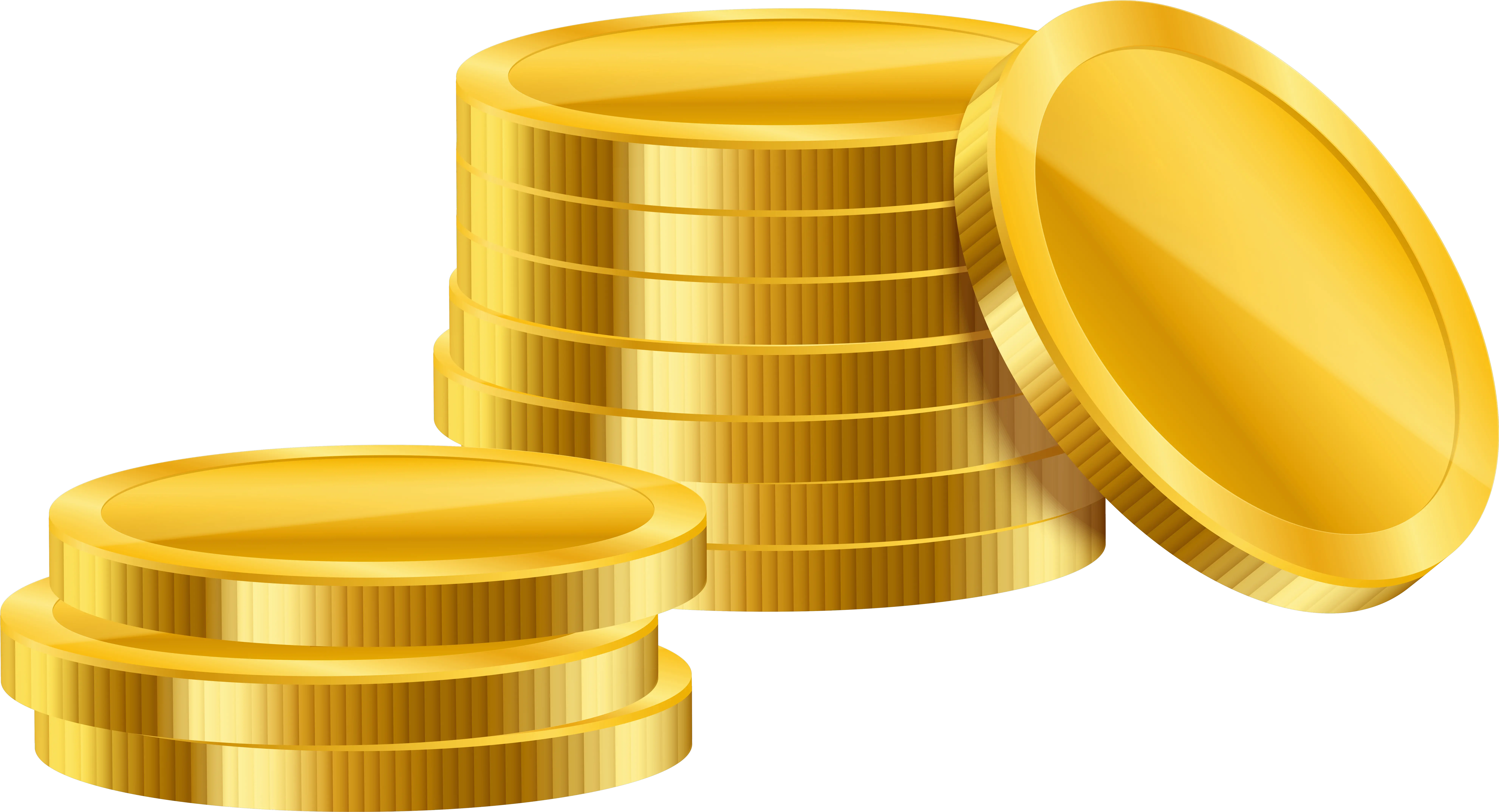 Gold Simple Coins Png Clipart Clipart Gold Coins Png