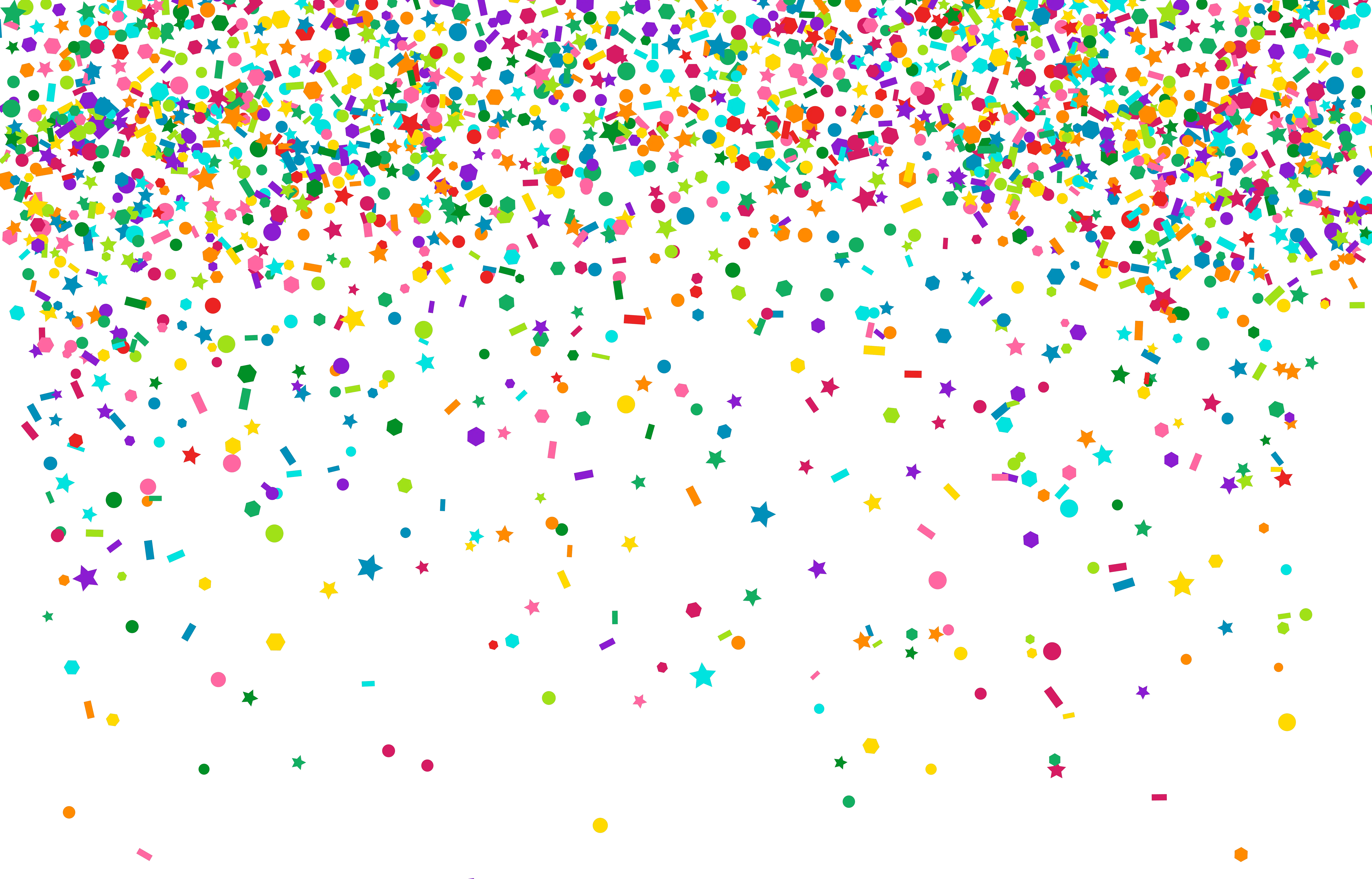 Glitter Clipart Gold Streamer Transparent Background Confetti Clipart