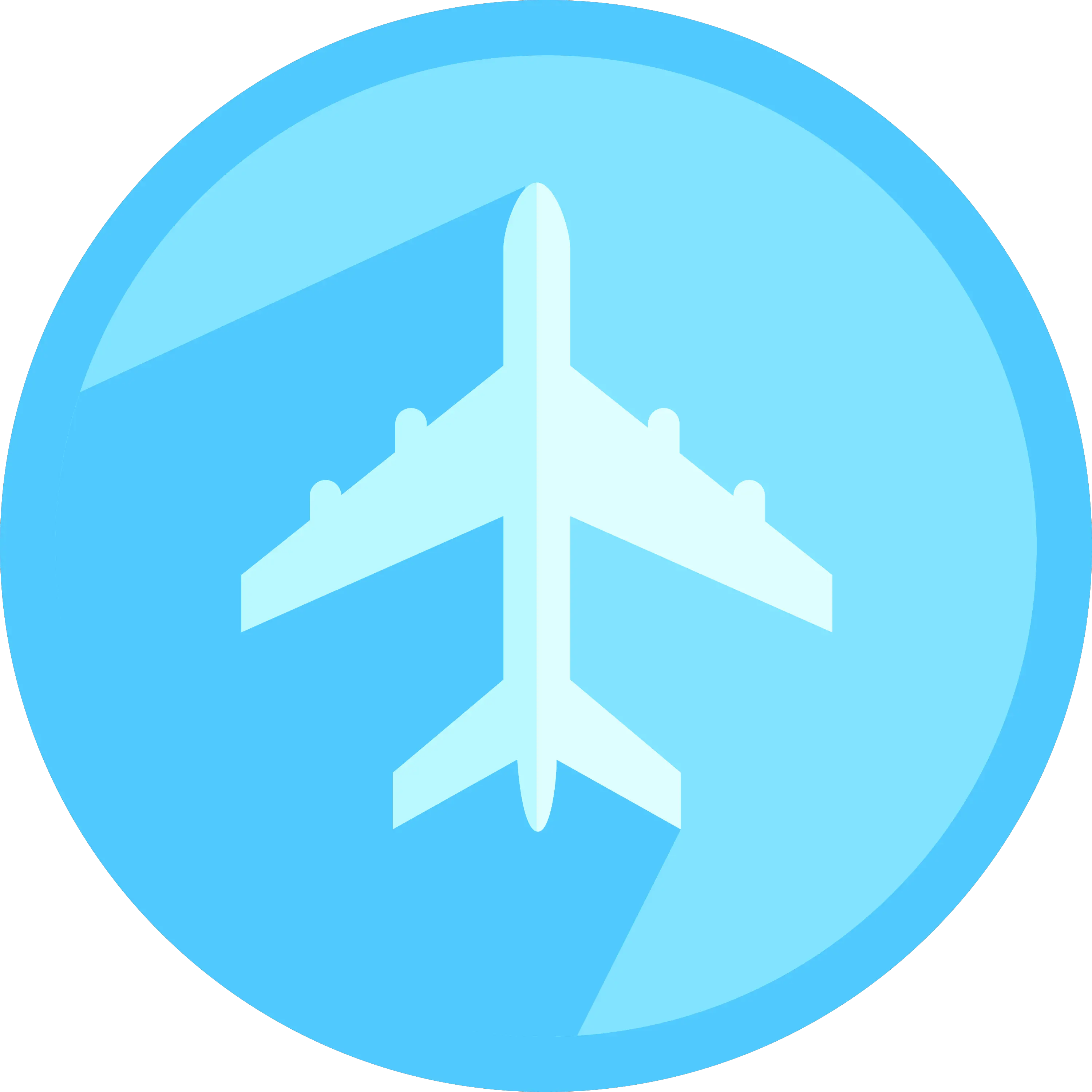 Airplane Circle Airplane Icon Png
