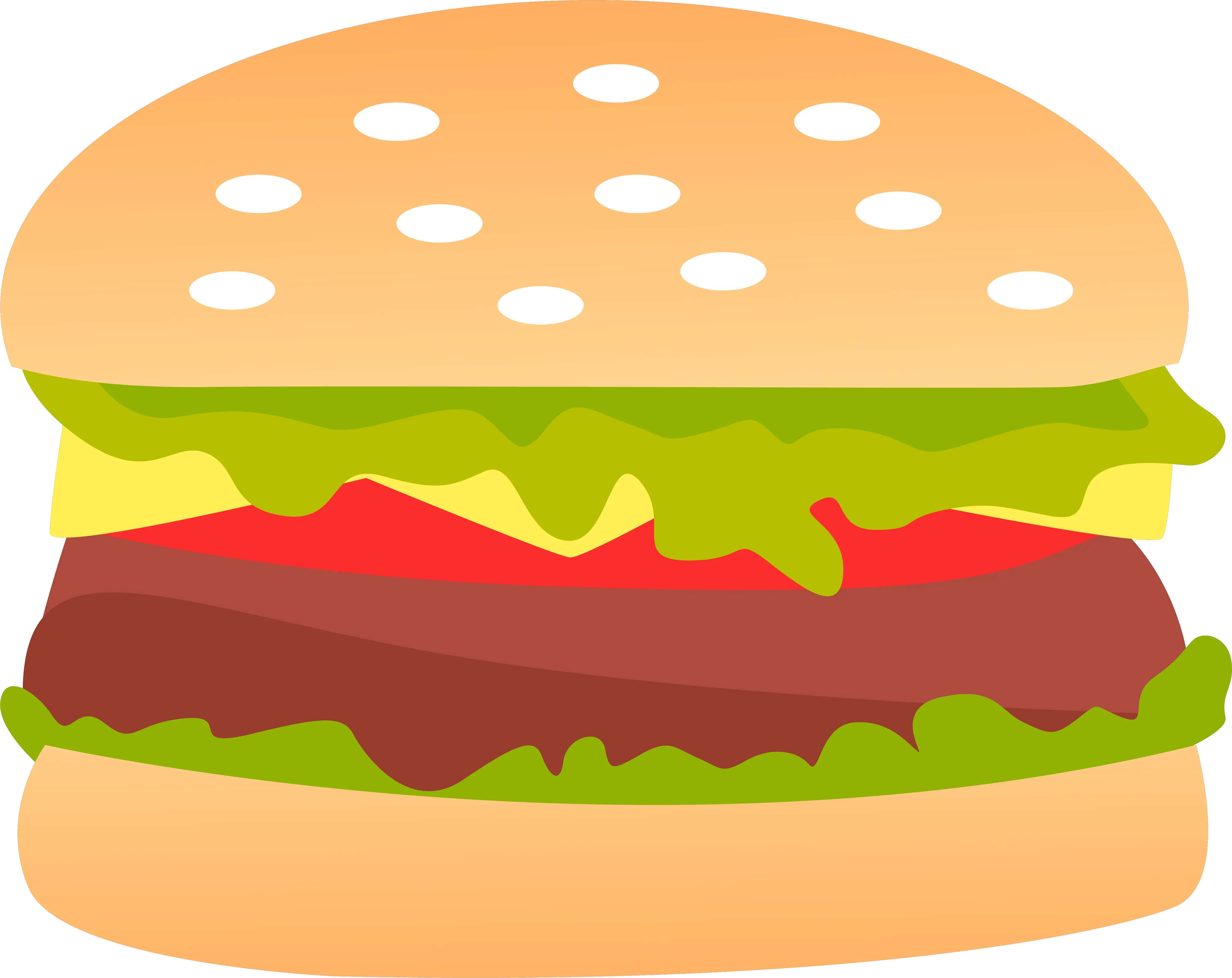 Burger Vector With Transparent Background Transparent Background Burger Clipart