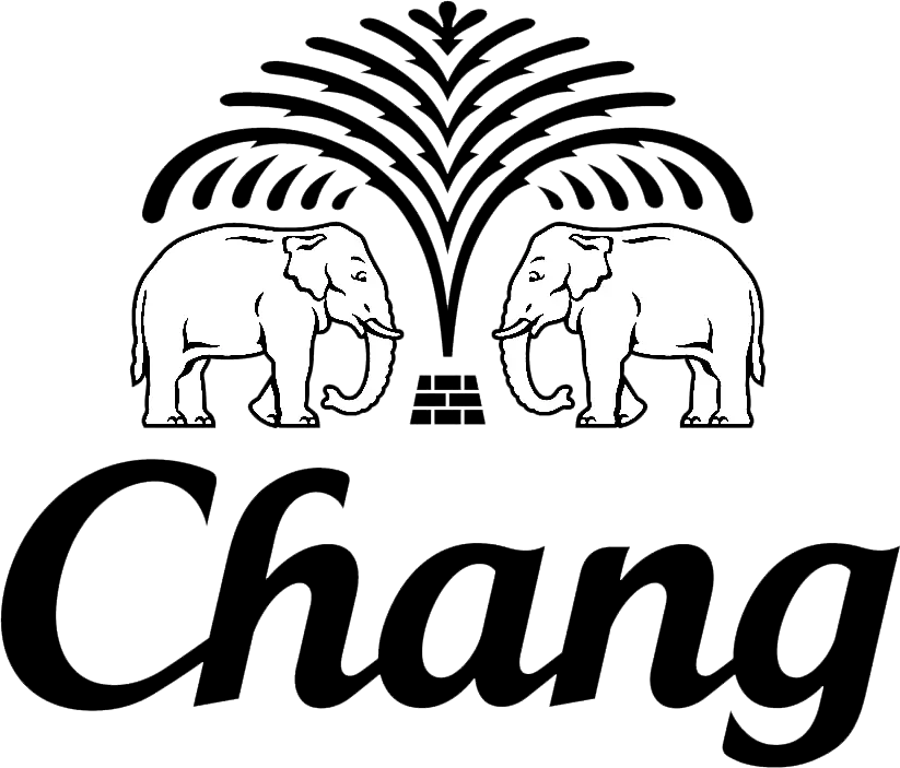 Chang 2009 Black Outline Chang Beer Logo Png