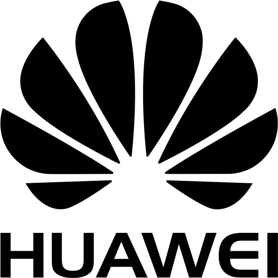 X Huawei Logo Black