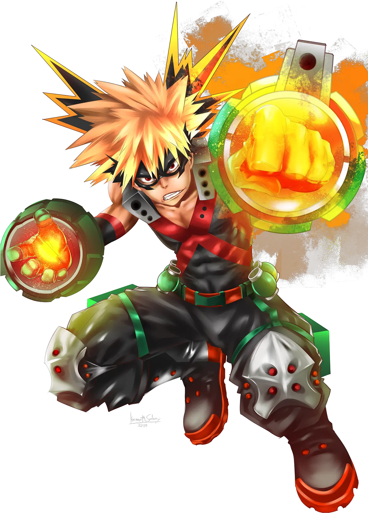 My Hero Academia Bakugo Art