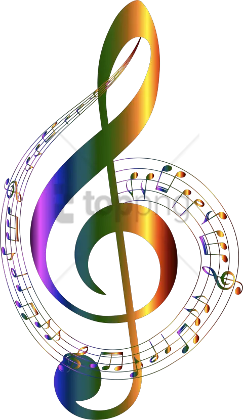 Transparent Music Notes Transparent Png Colorful Transparent Background Music Notes