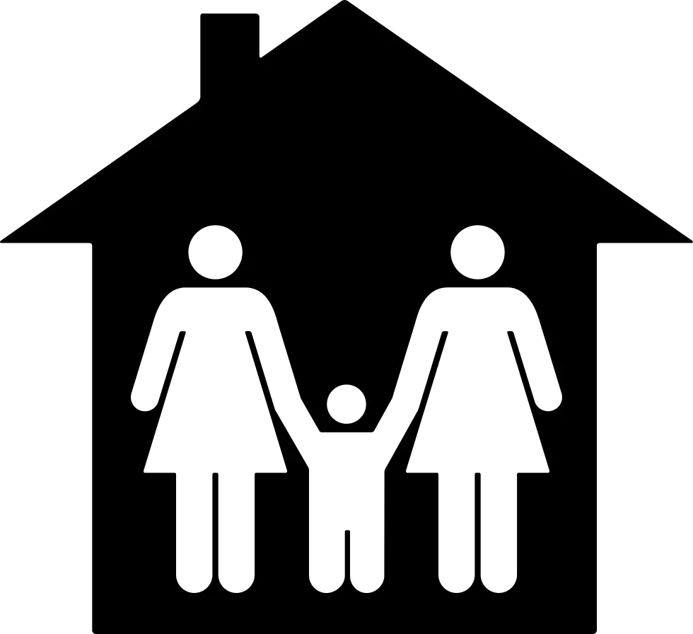 Family In Home Family In House Icon