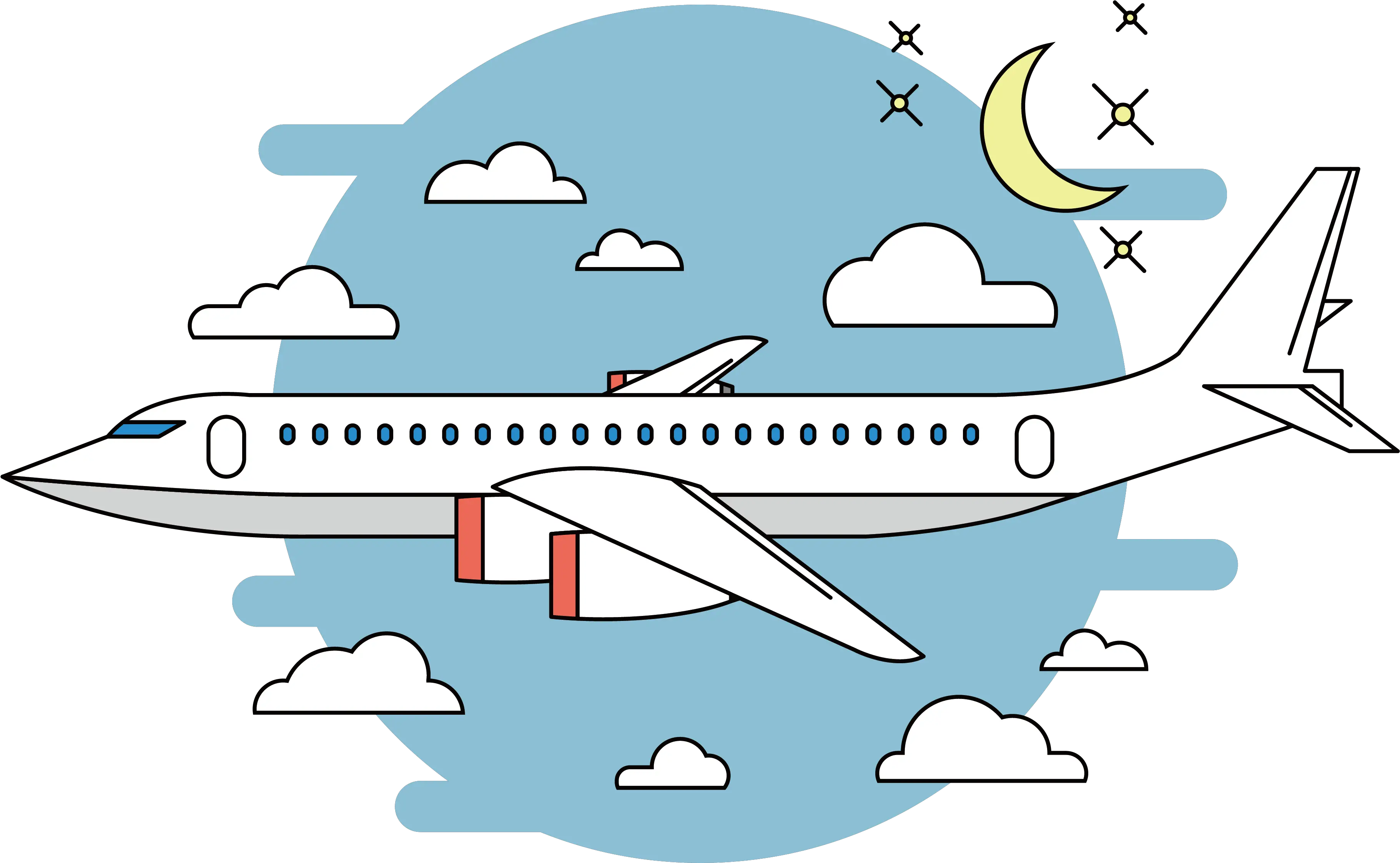 Transparent Plane Tickets Png Cartoon Transparent Plane Png