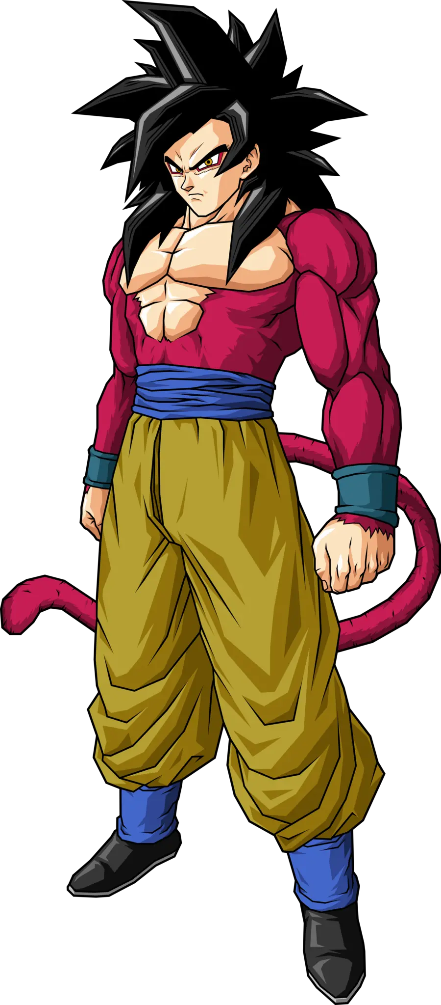 Super Saiyan 4 Goku Vector