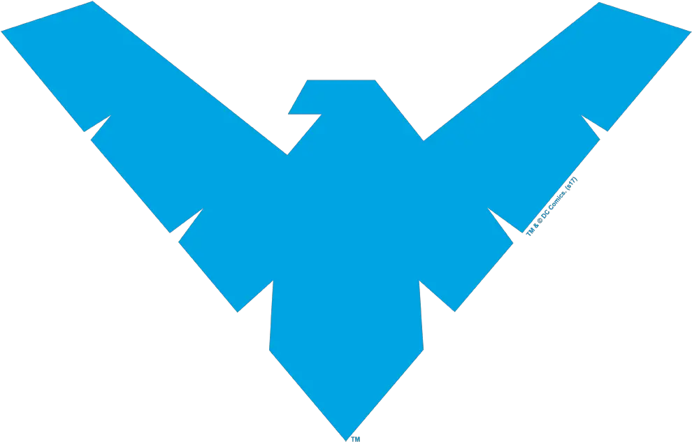 Batman Nightwing Symbol Baby Bodysuit Nightwing Logo Png