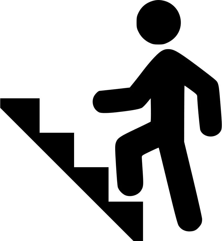 Climbing Stairs Stairs Icon