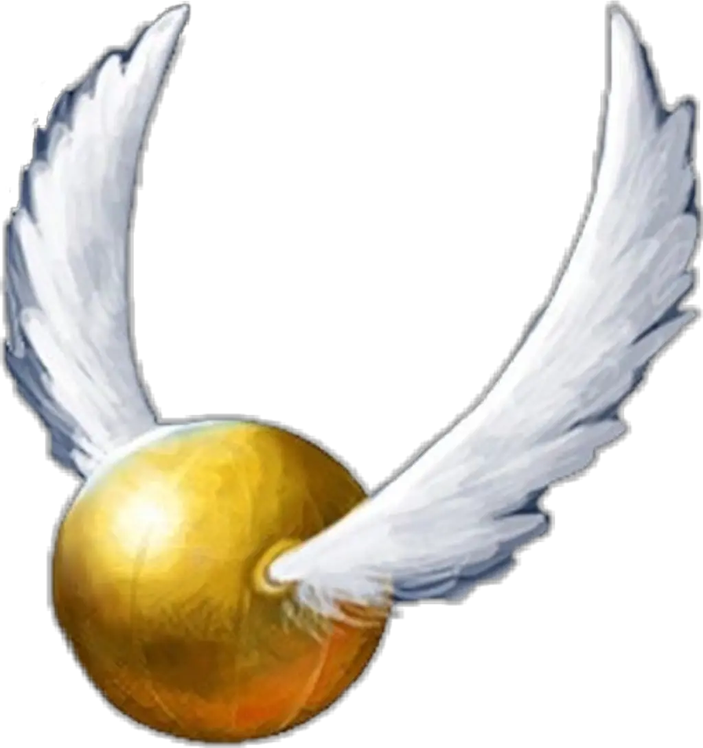 Harrypotter Goldensnitch Quidditch Harry Potter Golden Snitch Png