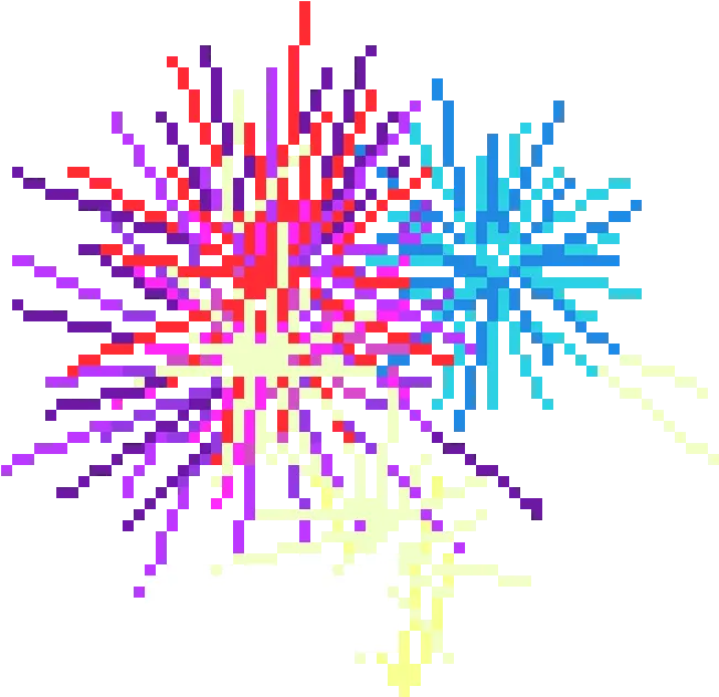 Fireworks Pixel Art Png