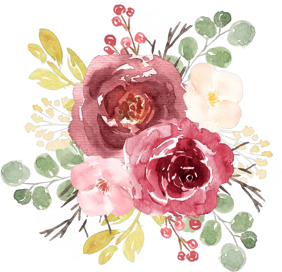 Hand Painted Classical Big Peony Flower Png Transparent Transparent Watercolor Rose Png